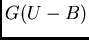 $G(U-B)$