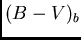 $(B-V)_{b}$