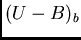 $(U-B)_{b}$