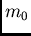 $m_{0}$