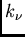 $k_{\nu}$