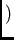 $)$