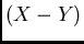$(X-Y)$