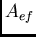 ${A}_{ef}$