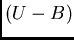 $(U-B)$