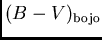 $(B-V)_{\rm {bojo}}$