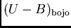 $(U-B)_{\rm {bojo}}$