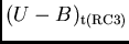 $(U-B)_{\rm {t(RC3)}}$