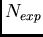 $N_{exp}$