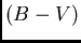 $(B-V)$