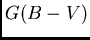 $G(B-V)$