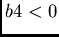 $b4<0$