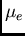 $\mu_e$