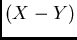 $(X-Y)$