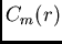 $C_m(r)$