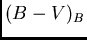 $(B-V)_B$